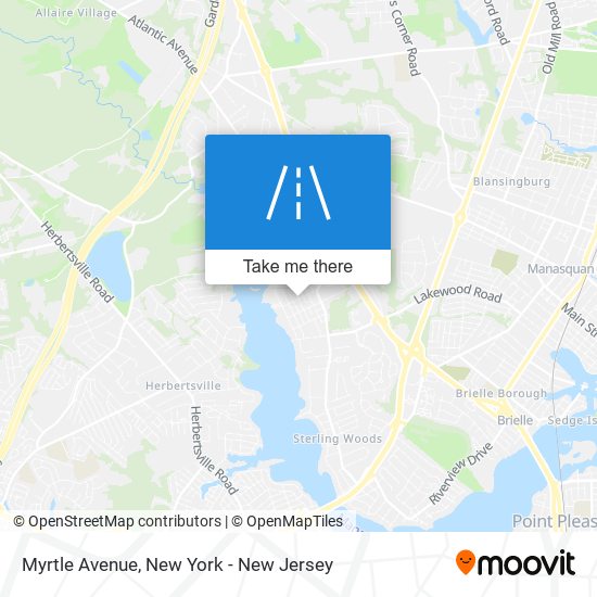 Mapa de Myrtle Avenue