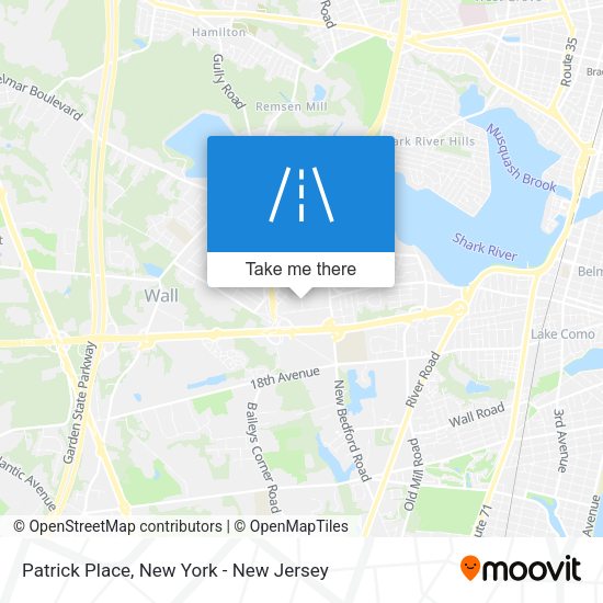 Mapa de Patrick Place