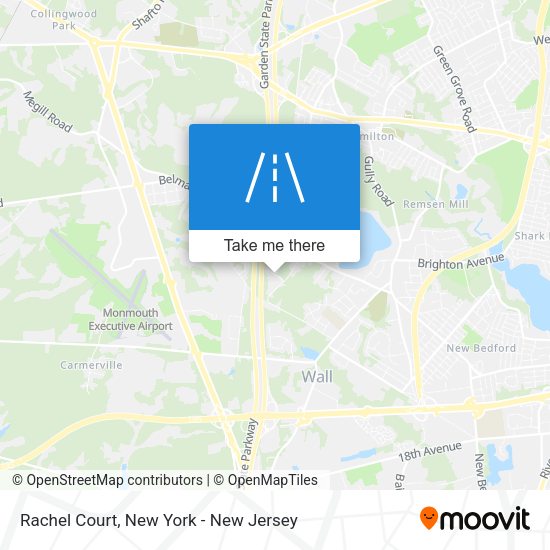 Mapa de Rachel Court