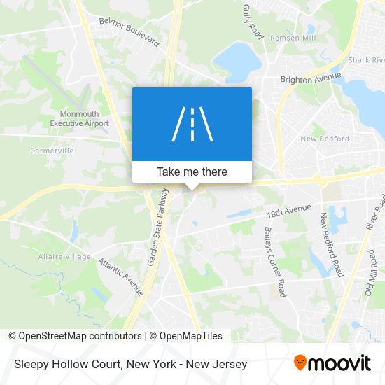 Mapa de Sleepy Hollow Court