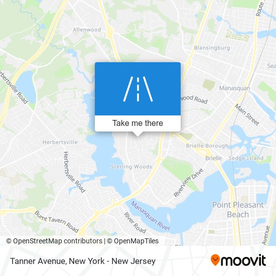 Tanner Avenue map