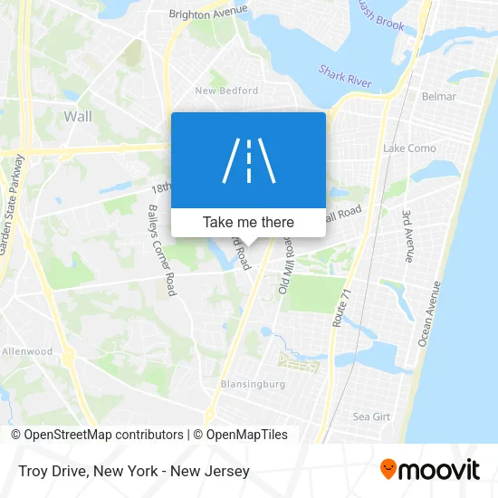 Troy Drive map