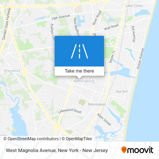 Mapa de West Magnolia Avenue