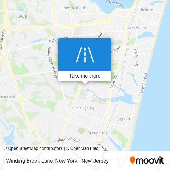 Mapa de Winding Brook Lane