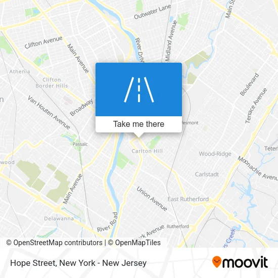 Hope Street map