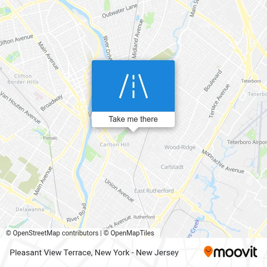 Pleasant View Terrace map
