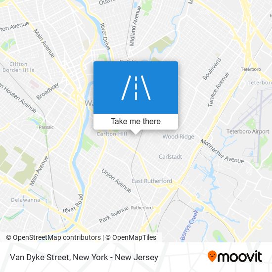Van Dyke Street map