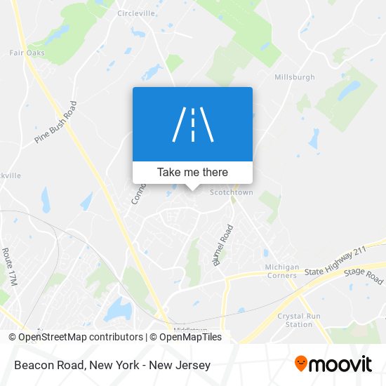 Beacon Road map