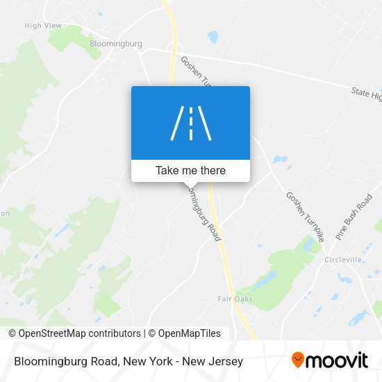 Mapa de Bloomingburg Road