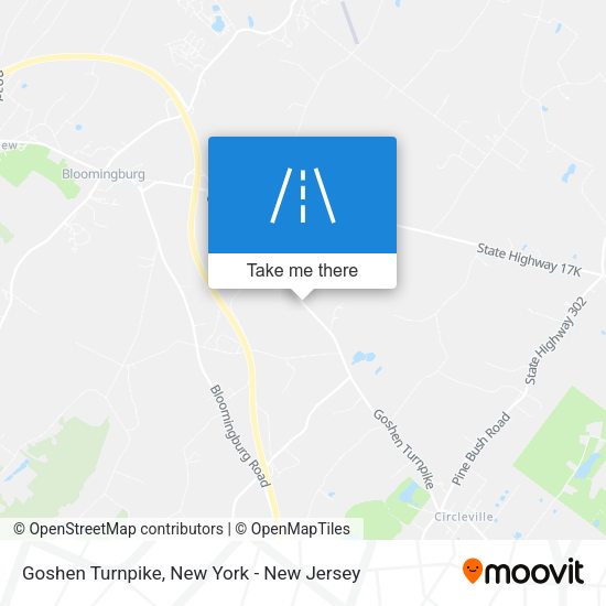 Mapa de Goshen Turnpike