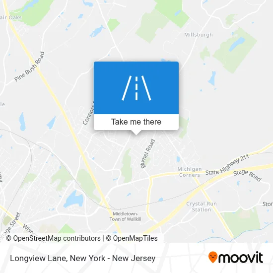 Longview Lane map