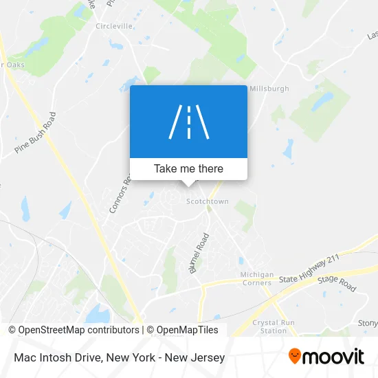Mac Intosh Drive map