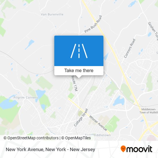 Mapa de New York Avenue
