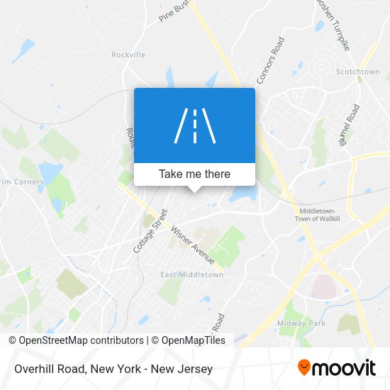 Mapa de Overhill Road