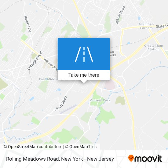 Mapa de Rolling Meadows Road