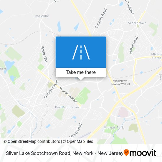 Mapa de Silver Lake Scotchtown Road