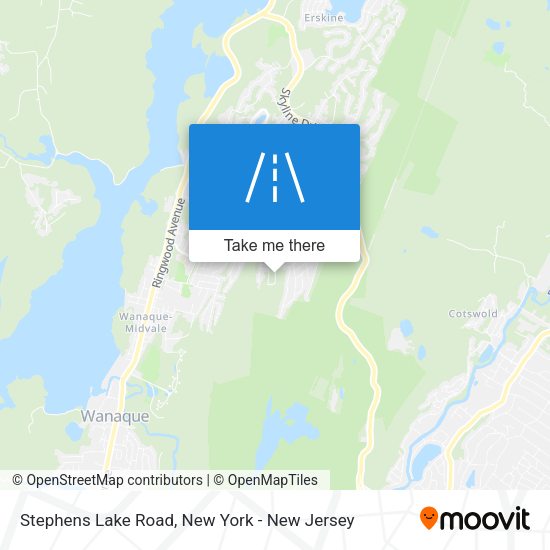 Mapa de Stephens Lake Road