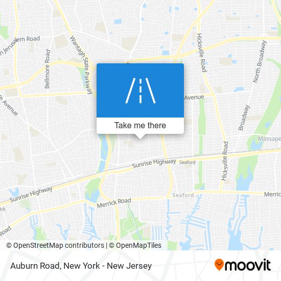 Auburn Road map