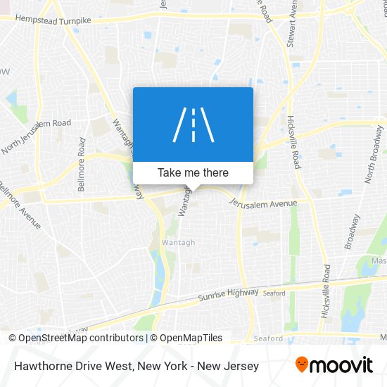 Hawthorne Drive West map