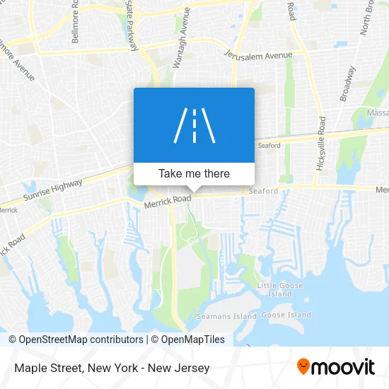 Maple Street map