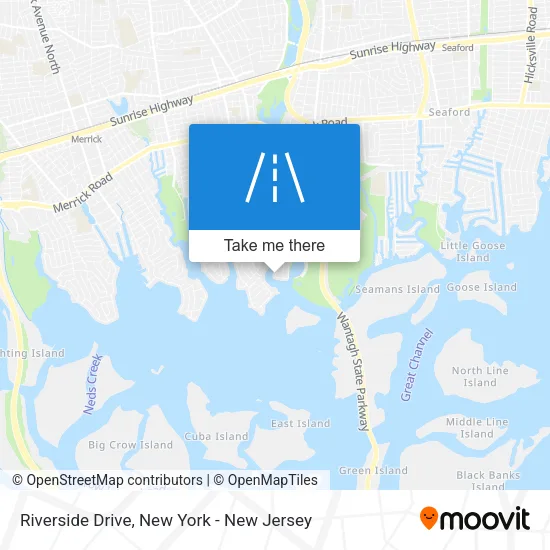 Riverside Drive map
