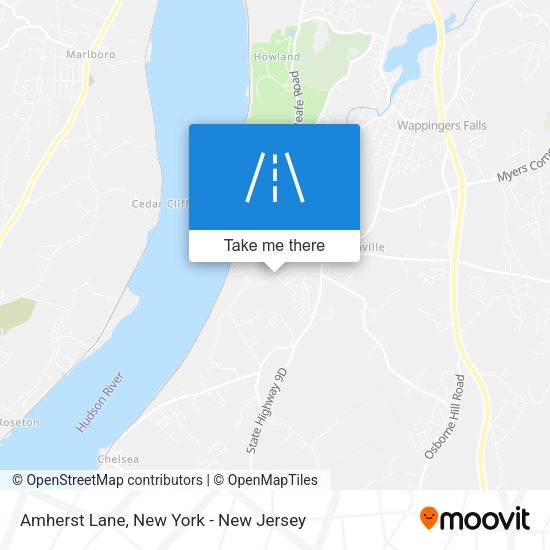 Mapa de Amherst Lane