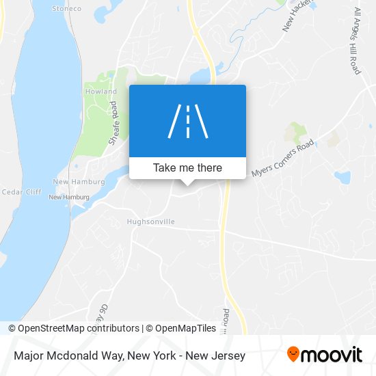 Major Mcdonald Way map