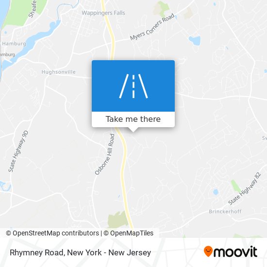 Mapa de Rhymney Road