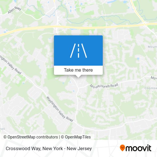 Crosswood Way map