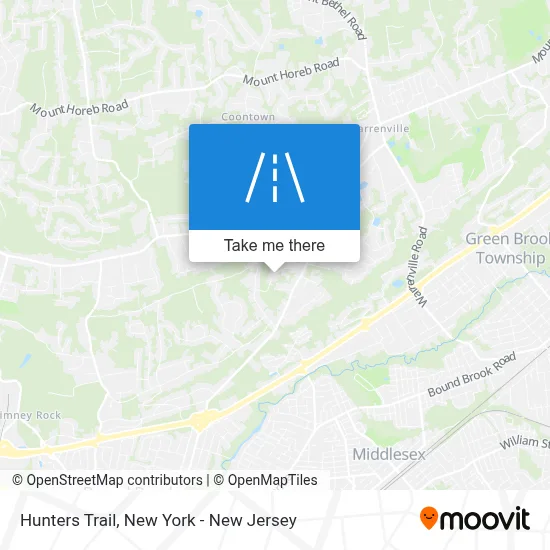 Hunters Trail map