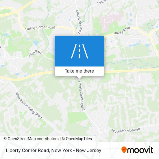 Mapa de Liberty Corner Road