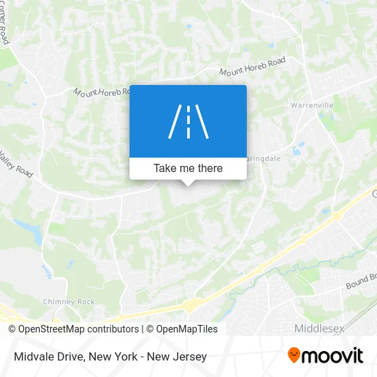 Midvale Drive map