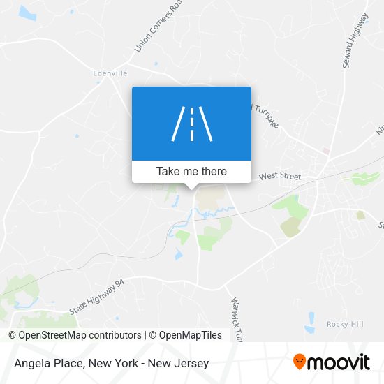 Mapa de Angela Place
