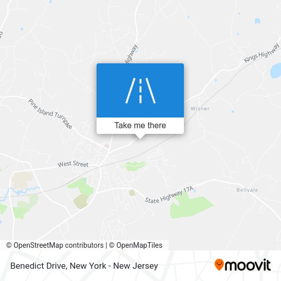 Mapa de Benedict Drive