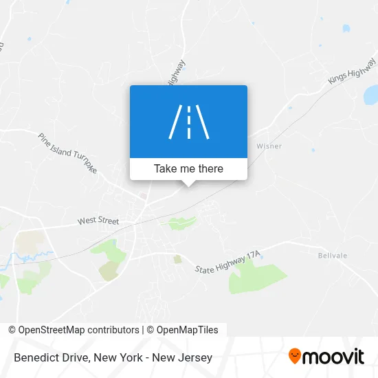 Benedict Drive map