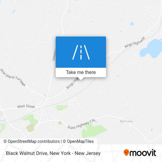 Mapa de Black Walnut Drive