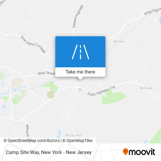 Camp Site Way map