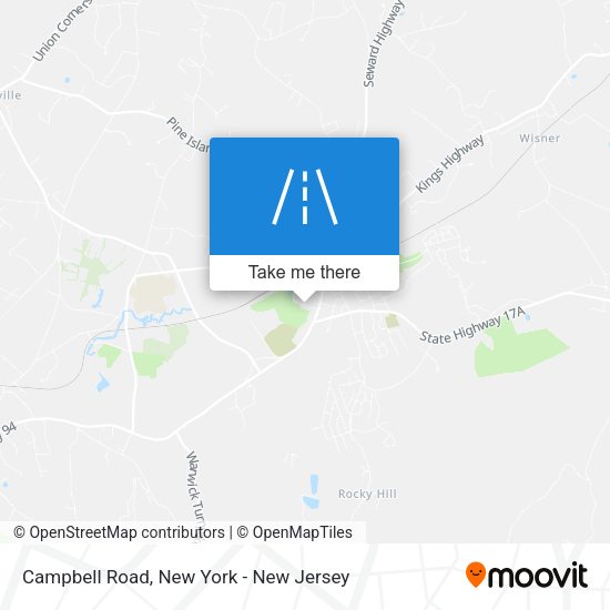 Mapa de Campbell Road