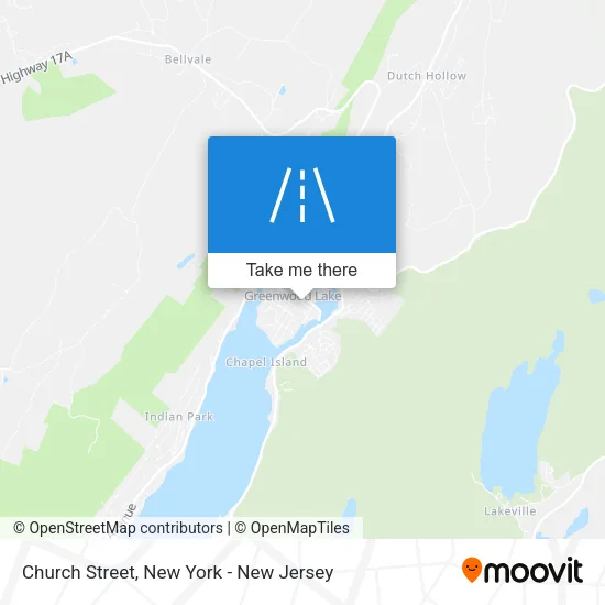Mapa de Church Street