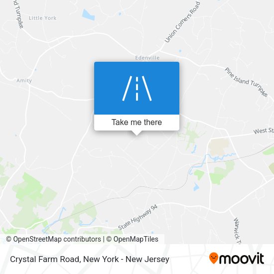 Crystal Farm Road map