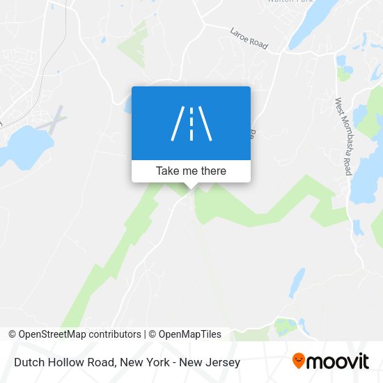 Dutch Hollow Road map