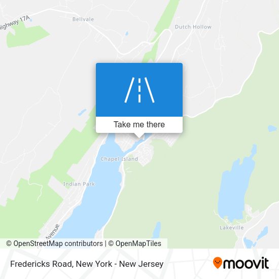 Fredericks Road map