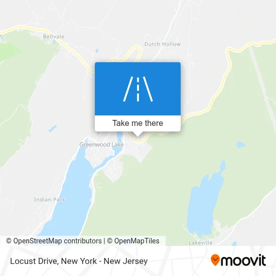 Locust Drive map