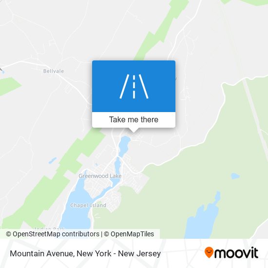 Mountain Avenue map