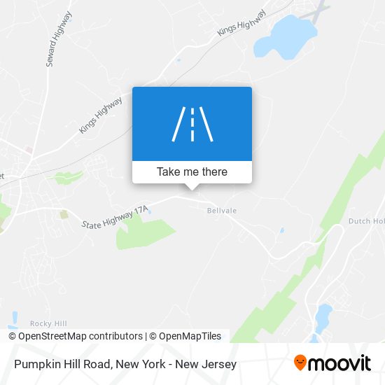 Pumpkin Hill Road map
