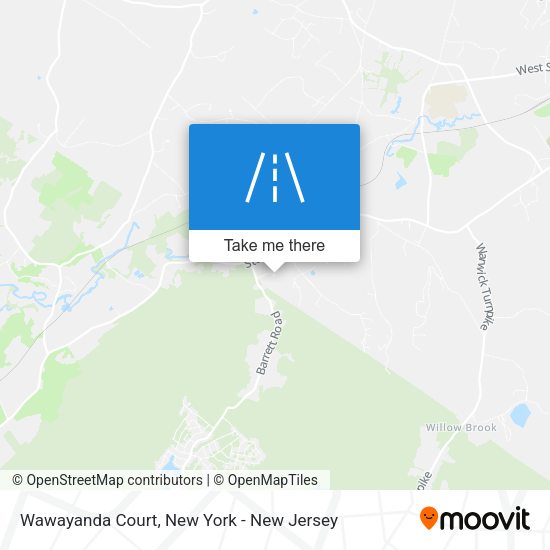 Wawayanda Court map