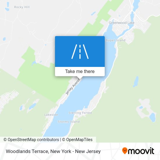 Mapa de Woodlands Terrace