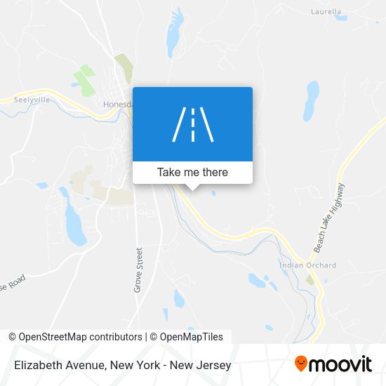 Mapa de Elizabeth Avenue