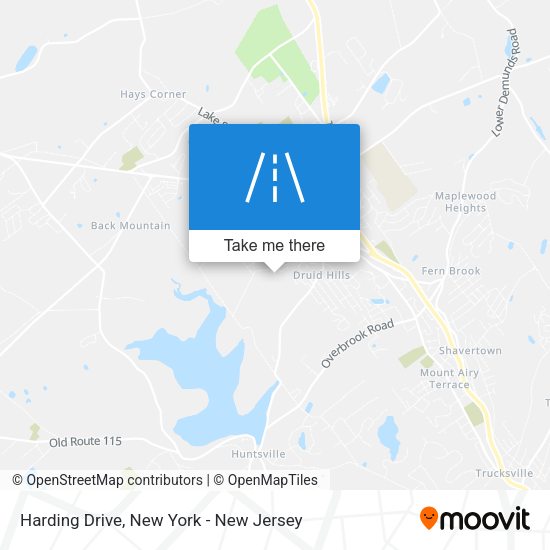 Mapa de Harding Drive