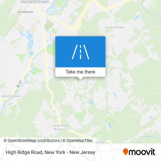 Mapa de High Ridge Road